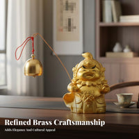 Stick-on Cartoon Door Announcement Crisp and Pleasant Sound Brass Shopkeepers Alarm Door Opening Announcement Alarm Non-Electric