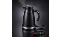 12v/24v Car Electric Kettle Portable Travel Kettle with Digital Display Compact Vehicle Water Heater Overheat Protection for Commuters