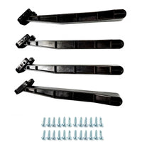 4 Pieces Sturdy Under-Mount Sink Bracket with Screws Rigid Sink Support Bracket Slim Hardware Firm for Kitchen