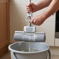 Sponge Mop Head Refill for Hands-Free Cleaning, Super Absorbent Cotton Mop Replacement