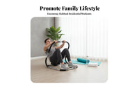 Cushioned Pad Sit-up Exercise Equipment Curved Frame Abdominal Exercise Exercise Equipment Metal Tubing Sit-up Assistant PU Cushion