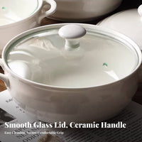 Rimless Microwave Lid See-Through Design Transparent Glass Pot Lid Easy to Clean Microwave Splatter Cover for Home Cooks, Students, Stovetop Cooking