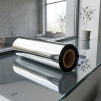 Frosted Window Film and Blackout Window Tint for Home Office, Opaque Window Tint Film Home with Tools, Bathroom Window Film Privacy, PVC Material