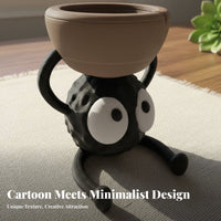 Soot Sprite Tea Light Holder 3D Printed Fluff Particle Candle Stand Cute Design Cartoon Character Candle Vessel for Anime Fans, Desktop, Office