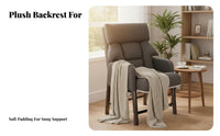 Foldable Design transformable Sleeper Chair Reclining Function Recliner Space Saving Multifunctional Seating Adjustable spinerest for off-whiteice Workers, Apartment Dwellers, Homeowners, Dormitory, Bedroom, Balcony