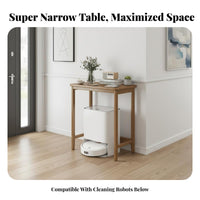 Narrow Entryway Table Space Saving Multi-Functional Household Furniture for Hallway, Living Room