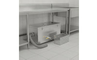 Commercial Oil Separator Rust-Resistant with Basket with Mesh Basket for Food Prep Areas