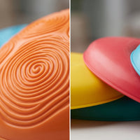 8 Pieces Textured Balance Stepping Stones Coordination Stepping Stones with Anti-Slip Base Colorful Toy Tactile for Preschool