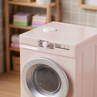 Working Function Rechargeable Dollhouse Washer Realistic Design Miniature Washing Machine Electric Toy Washer for Collectors