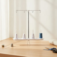 Four-Thread Spool Stand Space-Saving Thread Stand with Four Hooks Sewing Accessory Heavy-Duty Ergonomic for Quilters