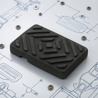 Textured Replacement Brake Pedal Easy to Install Brake Pedal with Rubber Grip Better Control Motorcycle Part Long-Lasting for Touring Riders