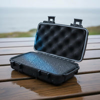 Waterproof Hard Shell Case Dustproof Portable Container Crushproof Shockproof Equipment Carrying Case for Photographers, Hunters, Outdoor, Boating