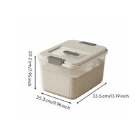 Moisture-Proof Airtight Rice Container Safe Rice Storage Container Wide Mouth Design for Kitchen