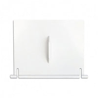 Flat Rectangular Replacement Skimmer Door Flap Hinge-Style Pool Skimmer Door Flap White Mounting Tabs