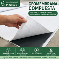 Composite geomembrane for MSW landfills, impact-resistant, 200 g/m2