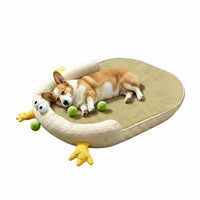 Summer Use Oval Pet Cooling Bed Anti-Slip Dog Cooling Mat No Electricity Breathable Dog Mat for Dogs, Cats