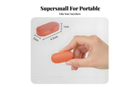 Mini Size 4-Compartment Pocket Pillbox Magnetic Closure Organizer small-sized medication container Sealed Design for journeyers, Office Workers, journey, on the move, regular Use, Handbag