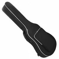 Double Zipper Guitar Backpack Case Adjustable Shoulder Strap Guitar Gig Bag Front Pocket Musical Instrument Storage Portable for Travel, Performance, Practice