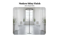 Ideal Photo Backdrop Metal Hoop Frame Easy Assembly Hoop Pillar Flower Stand Stable Design Metal Wedding Arch Stand Detachable for Party