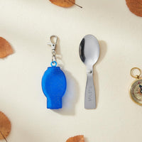Folding Spoon Foldable Design Folding Spoon Compact Portable Utensil for Campers, Students, Picnic