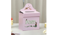 Decorative Mailbox with Keyed Lock Lockable Mailbox with Lock Compact Post Box Slim for Entryway
