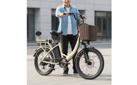 Multiple Riding Modes 7 Speed Electric Bike Long Range Electric Bicycle with Removable Battery Disc Brakes City Electric Bike LED Display for Adults, Commuting