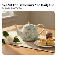 Compact Tea Set Nesting Design Tidy Cupboard Storage for Dorm Room