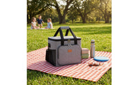 Insulated lunch Bag Oxford Cloth Soft-Sidedlunch  Bag Front Ziplunch  Container Carrier for Camping