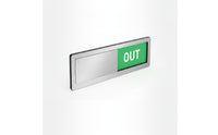 Acrylic Office Availability Sliding Door Sign Slim Availability Sign Smooth Door Slider Privacy for Meeting Room