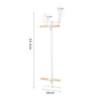 Backpack Hanger Rack over the Door 2-Tier Rack Easy Assembly Clothes and Bag Hanging Organizer for Students, Entryway, Closet