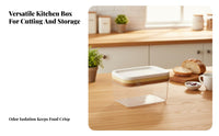Butter Cutting Box Airtight Lid Butter Porti Single Even Slicing Kitchen Gadget for Home Cooks, Families, Refrigerator, Breakfast, Countertop