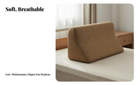 Removable and Washable Cover Patient Turning Inclined Breathable Textile Patient Turning Pillow Multi-Purpose for Hospital, Home Care