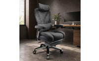 Ergonomic Mesh Office Chair Wide Seat High Rear Mesh Chair Swivel Base for Heavier Users