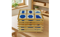 Exploratory Geometric Cabinet Sensory Geometric Cabinet Homeschool Sensorial Material for Preschool