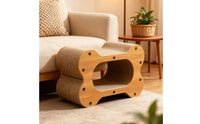Replaceable Cardboard Scratcher Insert Bone-Shaped Scratcher Core with Hollow Center Economical Replacement Scratching Pad Long-Lasting for Cats, Kittens