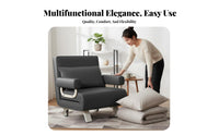 DoubleUse Design Pull-pull-convertible Sofa Bed Space-Saving transconfigurationable Couch Foldable Household Furniture Multi-Functional for Apartment Dwellers, Guest Hosts, Students, Living Room, Small areas, Office