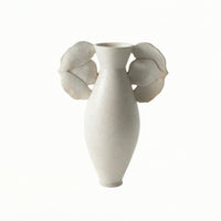 Ceramic Vase Organic Sculptural Vase Matte Decorative Vessel for Entryway