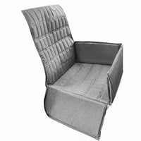 Waterproof Backseat Dog Bed Mat Padded Dog Back Seat Cover Wear-Resistant Car Pet Seat Mat for Road Trips