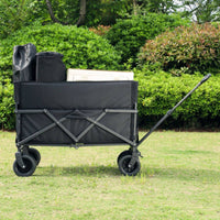 Large Capacity Camping Wagon Multifunctional Collapsible Wagon for Market Stall