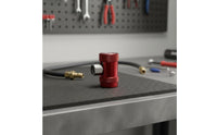 2 Pieces Easy to Use R134a High Low Pressure Adapter Leak-Proof R134a Refrigerant Coupler Kit Long-Lasting Straight Quick Connect Fitting Universal Fit for Mechanics, Air Conditioning Service, Auto Repair, Garage
