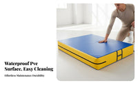 Folding Gymnastics Crash Mat Foldable Design Folding Crash Mat Impact Absorption High Jump Landing Pad for Gymnasts, Cheerleaders