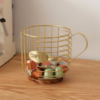 Nordic Style Iron Snack and Candy Storage Rack, Geometric Shape