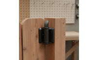 PVC Fence Gate Hinge with Screws and Tool Home Hardware Heavy Duty for Yard