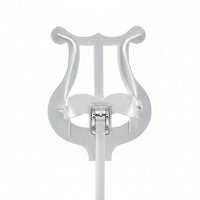Marching Lyre Metal Music Holder with Clip Clamp-Sheet Music Clip for Instrumentalists