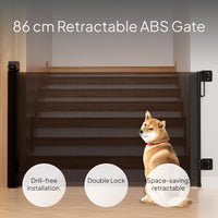 Retractable Pet Safety Gate for Indoor Use