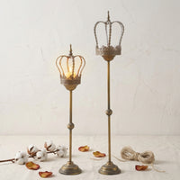 Candle Holder with Crown Top