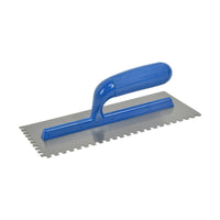 Stainless Steel Hand Trowel Rectangular Masonry Trowel Long-Lasting Bricklaying Hand Tool Sturdy for Masons, Bricklayers, Wall Finishing