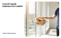 Suspended Feline Step Set Drill Installation Clamp-on Feline Step Space Saving Surface Resting Lofelineion for Renters, Apartment Dwellers