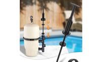 Backwash Assembly Easy Install Piston Shaft Assembly Heavy-Duty with Handle for Pool Owners