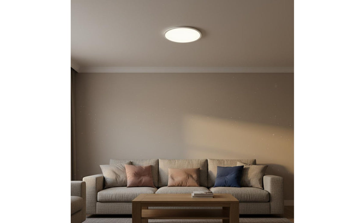 Overhead Light Flicker Rectangular Overhead Lamp Eye Protection Flush Mount Light for Hallway